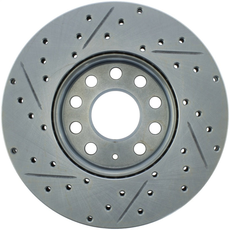 StopTech Select Sport 05-16 Volkswagen Jetta Slotted and Drilled Left Front Rotor