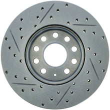 Load image into Gallery viewer, StopTech Select Sport 05-16 Volkswagen Jetta Slotted and Drilled Left Front Rotor