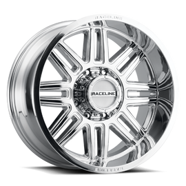 Raceline 948C Split 17x8.5in / 5x139.7 BP / 0mm Offset / 106.5mm Bore - Chrome Wheel