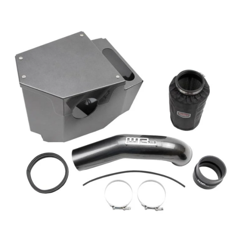 Wehrli 20-24 Chevrolet 6.6L L5P Duramax 4in Intake Kit - Grey