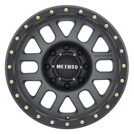 Method MR309 Grid 18x9 +18mm Offset 8x6.5 130.81mm CB Titanium/Black Street Loc Wheel