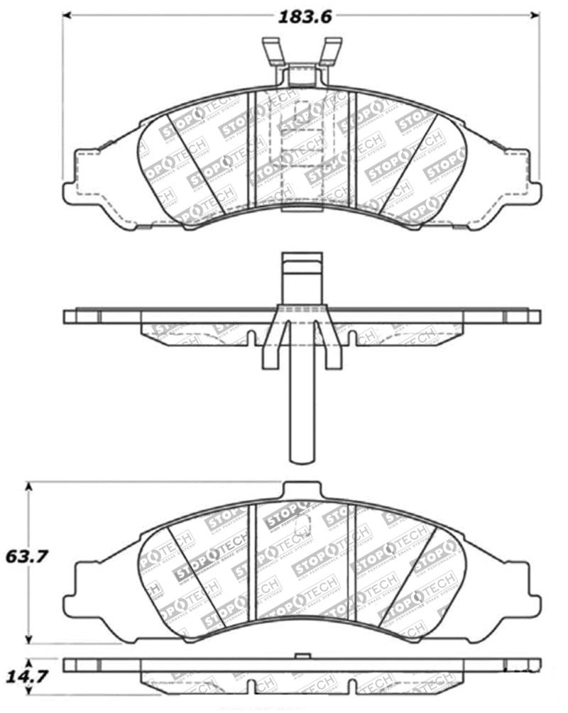 StopTech Performance Brake Pads