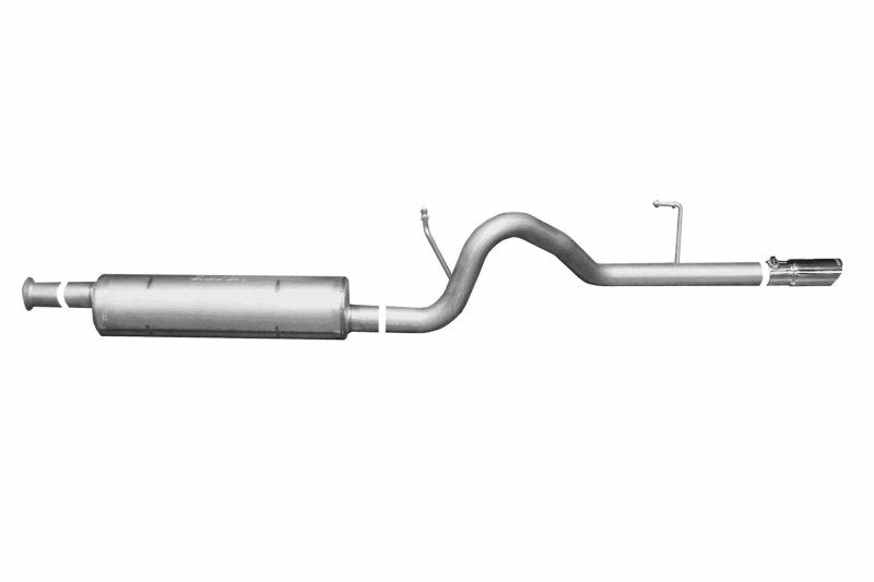 Gibson 02-07 Jeep Liberty Limited 3.7L 2.5in Cat-Back Single Exhaust - Aluminized