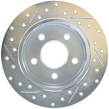 Load image into Gallery viewer, StopTech Select Sport 94-02 Ford Mustang (Excl Cobra) Slotted and Drilled Left Rear Rotor