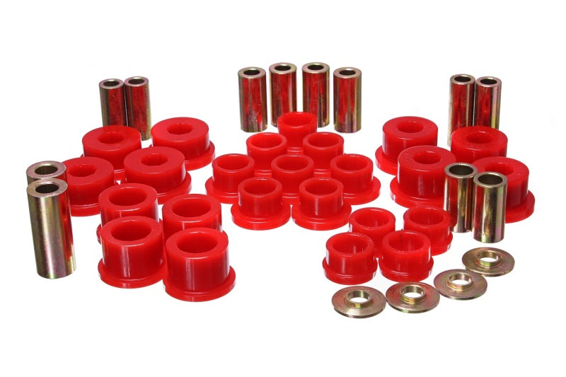Energy Suspension 06-14 Mazda Miata Red Rear Control Arm Bushing Set - GTR Auto