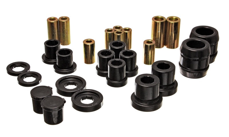 Energy Suspension 00-09 Honda S2000 Black Front End Control Arm Bushing Set - GTR Auto