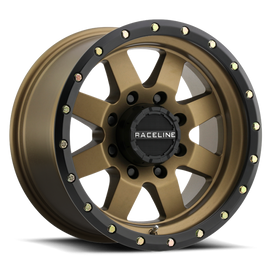 Raceline 935BZ Defender 18x9in / 8x170 BP / -12mm Offset / 130.81mm Bore - Bronze Wheel