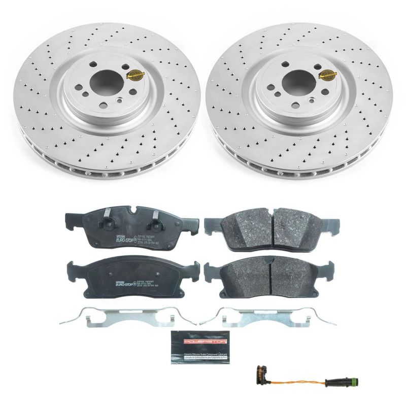 Power Stop 13-16 Mercedes-Benz GL450 Front Eurostop Brake Kit