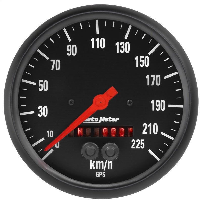 Autometer Z Series 5in. 225KM/H (GPS) Speedometer Gauge