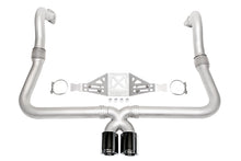 Load image into Gallery viewer, SOUL 17+ Porsche 718 Cayman / Boxster Performance Exhaust - Manual - Black Chrome Double Wall Tips
