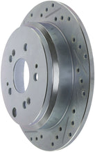 Load image into Gallery viewer, StopTech Select Sport Drilled &amp; Slotted Rotor - Rear Left