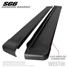 Load image into Gallery viewer, Westin SG6 Black Aluminum Running Boards 74.25 in