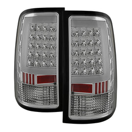 xTune GMC Sierra 07-13 LED Tail Lights Chrome ALT-ON-GS07-G2-LED-C