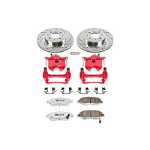 Load image into Gallery viewer, Power Stop 93-95 Honda Civic Front Z26 Street Warrior Brake Kit w/Calipers