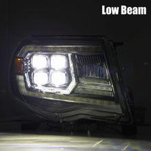Load image into Gallery viewer, AlphaRex 05-11 Toyota Tacoma NOVA LED Projector Headlights Plank Style Chrome w/Activation Light/DRL