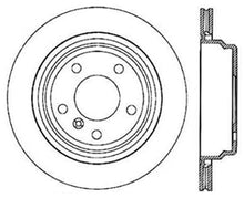 Load image into Gallery viewer, StopTech 01-03 BMW 525/530 Series / 96-03 540i / 96-00 528 Series Slotted&amp;Drilled Left Rear Rotor