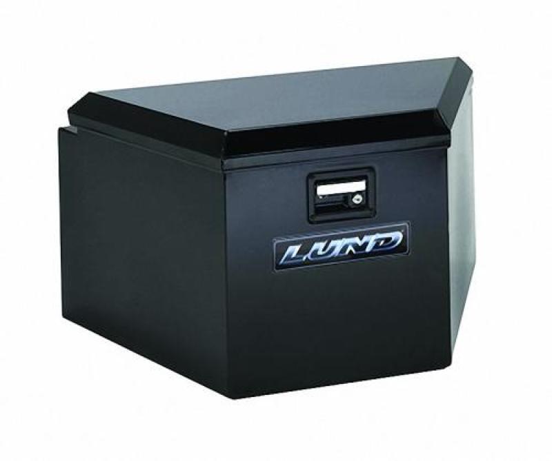 Lund Universal Aluminum Trailer Tongue Storage Box - Black