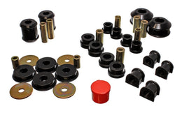 Energy Suspension 03-05 Mitsubishi Lancer EVO 8 Black Hyper-flex Master Bushing Set - GTR Auto