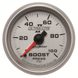 Autometer Ultra-Lite II 52mm 0-100 PSI Mechanical Boost Gauge