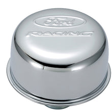 Load image into Gallery viewer, Ford Racing Logo Push-In Type Air Breather Cap - Chrome