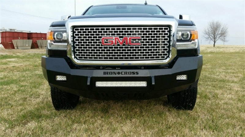 Iron Cross 16-18 GMC Sierra 1500 Low Profile Front Bumper - Gloss Black