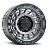 Raceline 957GB Halo 18x9in / 8x170 BP / -12mm Offset / 130.81mm Bore - Gunmetal & Black Lip Wheel