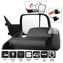Load image into Gallery viewer, xTune Dodge Ram 1500 09-12 L&amp;R Manual Extendable Power Heated Adjust Mirror MIR-DRAM09S-PWH-SET