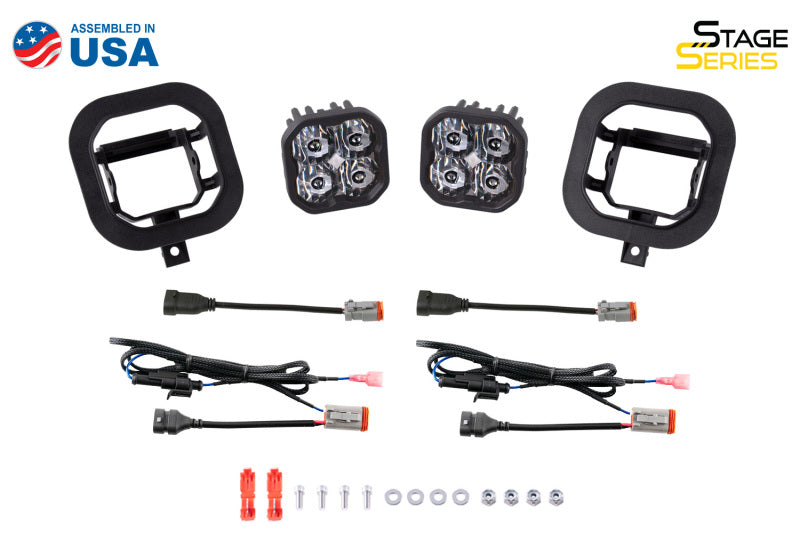 Diode Dynamics SS3 Sport Type SD Kit ABL - White SAE Fog