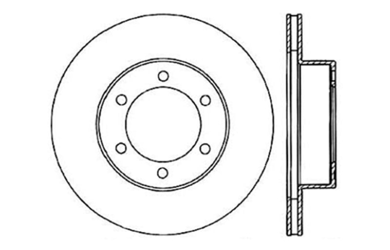 StopTech Drilled Sport Brake Rotor