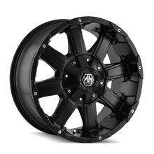 Load image into Gallery viewer, Mayhem 8030 Chaos 20x9 / 5x150 BP / 18mm Offset / 110mm Hub Matte Black Wheel