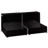 Tradesman Aluminum Twin L-Shape Liquid Storage Tank (96 Gallon Capacity) - Black