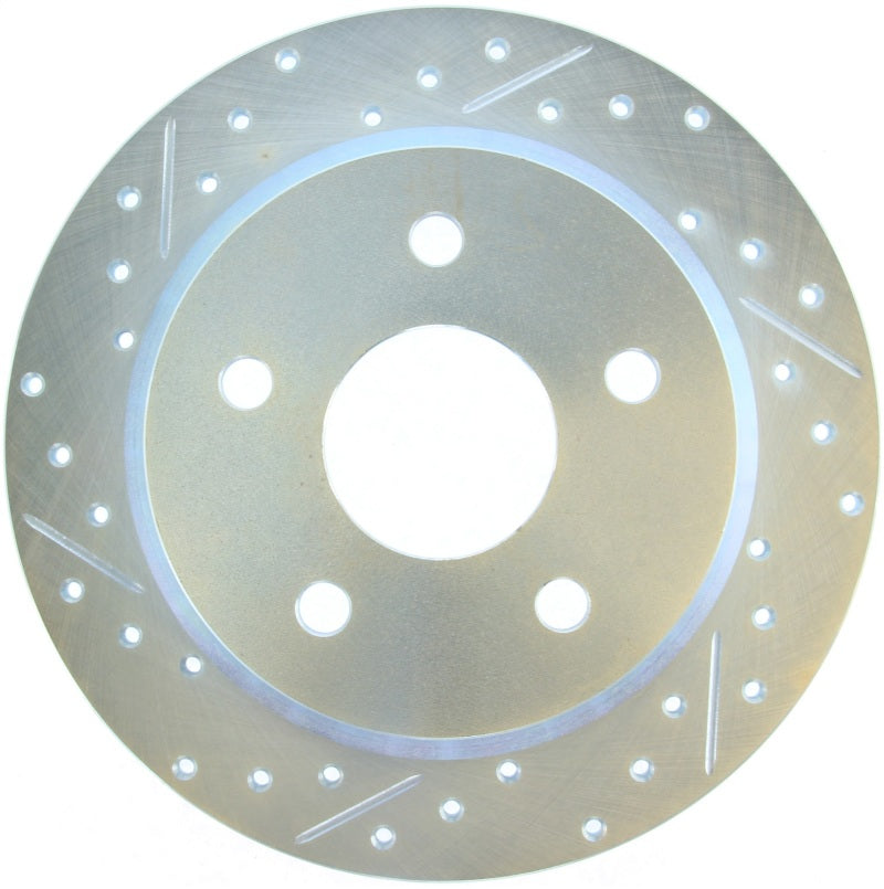 StopTech Select Sport 99-04 Jeep Grand Cherokee SportStop Slotted & Drilled Rear Right Rotor