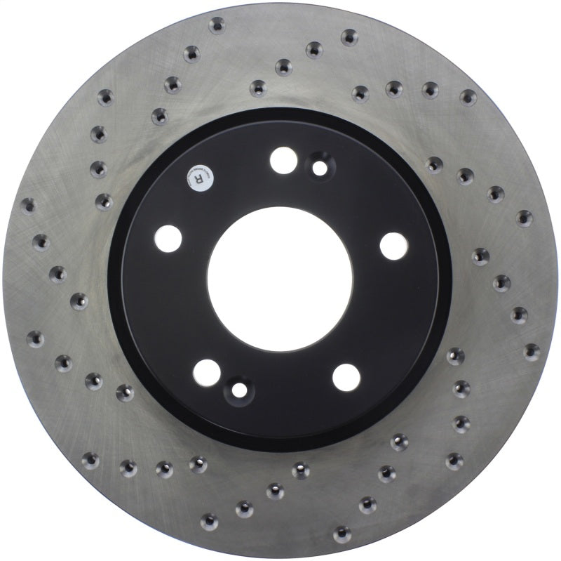 StopTech 03-08 Hyundai Tiburon / 06-09 Kia Optima Drilled Right Front Rotors