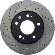 Load image into Gallery viewer, StopTech 03-08 Hyundai Tiburon / 06-09 Kia Optima Drilled Right Front Rotors