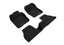 Load image into Gallery viewer, 3D MAXpider 12-18 Ford Focus Elegant Floor Mat- Black 1St Row 2Nd Row
