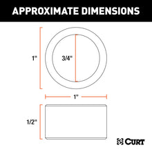 Load image into Gallery viewer, Curt Reducer Bushing (From 1in to 3/4in Shank Packaged)