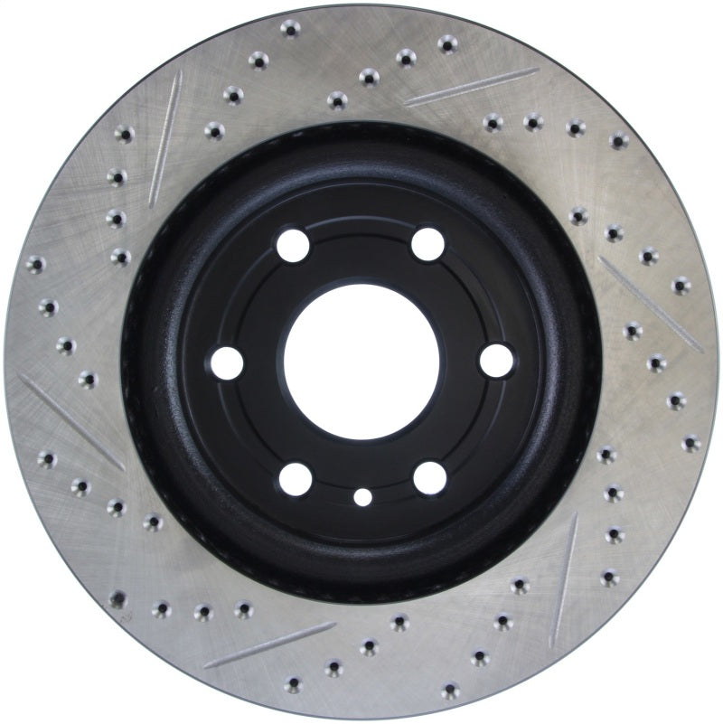 StopTech 07-10 Buick Enclave / 09-10 Chevrolet Traverse Slotted & Drilled Left Front Rotor
