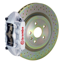 Load image into Gallery viewer, Brembo SS Rear GT BBK 4 Piston Cast 365x28 1pc Rotor Drilled-Silver