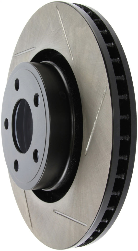 StopTech Power Slot 15-17 Mustang 3.7L w/o Performance Package Front Left Slotted Rotor