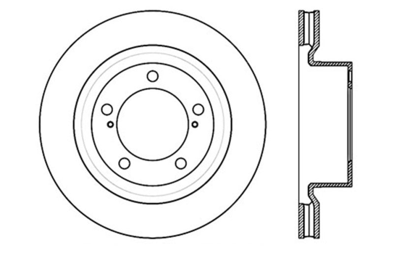 StopTech Drilled Sport Brake Rotor