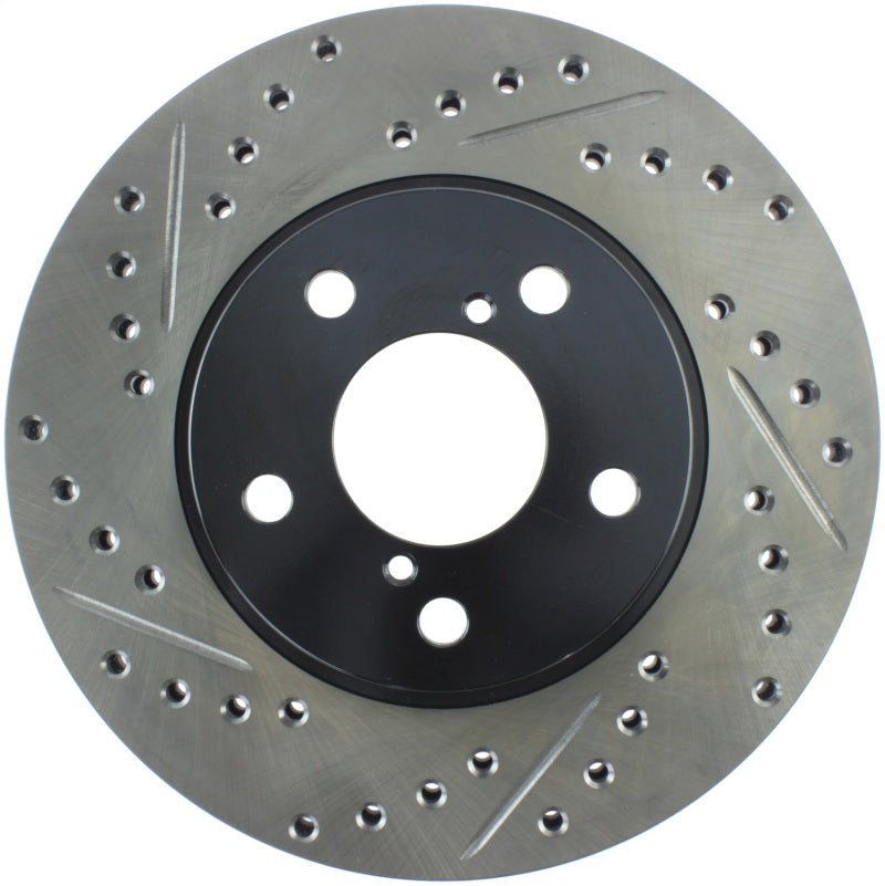 StopTech Power Slot 11/92-01 Subara Impreza / 95-01 Outback Front Right Drilled & Slotted Rotors
