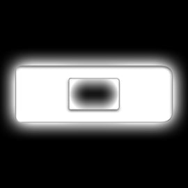 ORACLE Lighting Universal Illuminated LED Letter Badges - Matte Wht Surface Finish - D