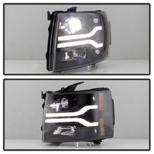 Load image into Gallery viewer, Spyder Chevy Silverado 1500 07-13/2500HD/3500HD 07-14 LED Black PRO-YD-CS07V3PL-BK