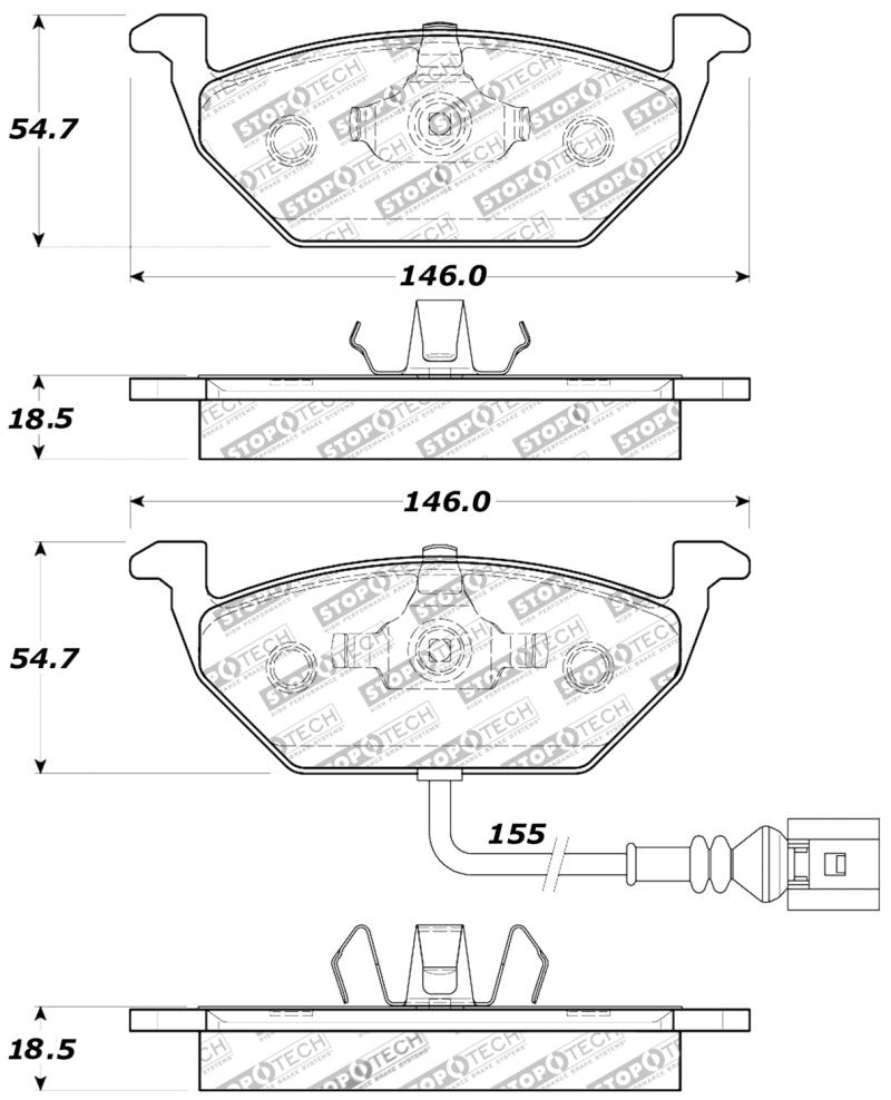 StopTech Performance Brake Pads