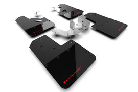 Rally Armor 21-25 Ford Bronco (Plstc Bmpr + RR - NO Rptr/Sprt) Blk Mud Flap w/Red Logo