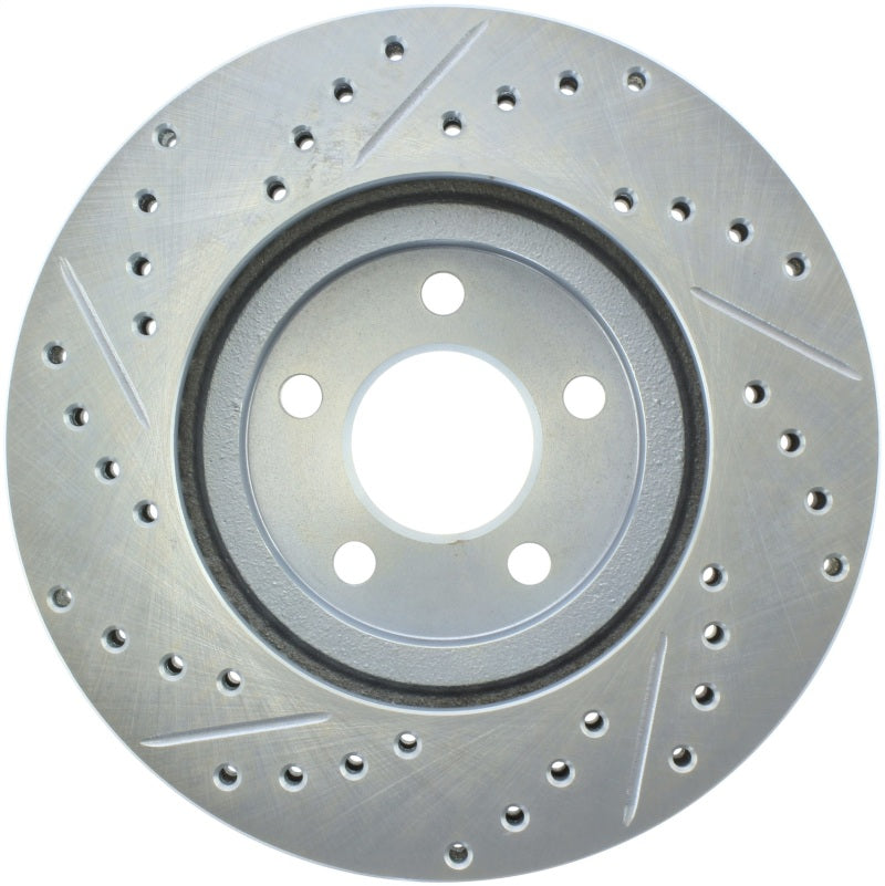StopTech Select Sport Drilled & Slotted Rotor - Front Right