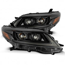 Load image into Gallery viewer, AlphaRex 11-21 Toyota Sienna LUXX LED Proj Headlights Plank Style Alpha Black w/Seq Signal/DRL