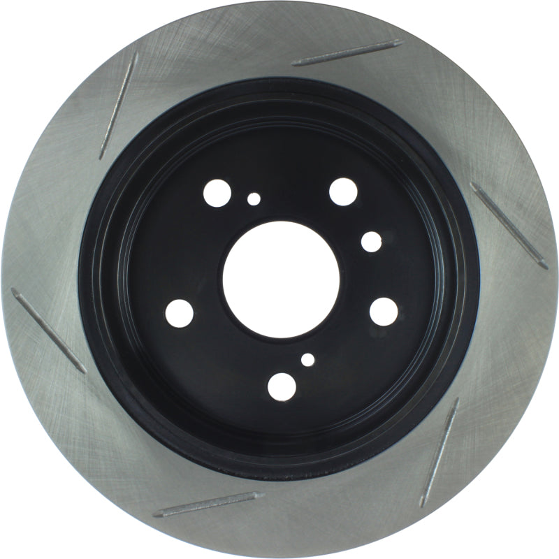 StopTech Power Slot 92-01 Toyota Camry 6cyl / 97-01 Lexus E Series Rear Left SportStop Slotted Roto
