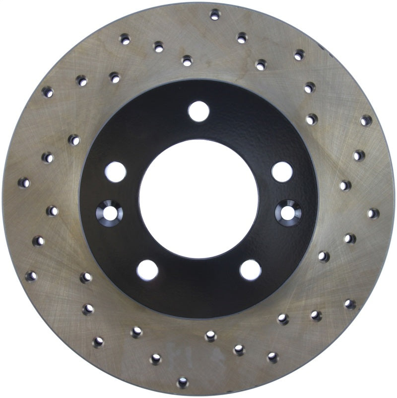 StopTech 89-92 Mazda RX-7 Drilled Left Front Rotor
