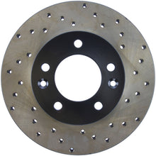 Load image into Gallery viewer, StopTech 89-92 Mazda RX-7 Drilled Left Front Rotor
